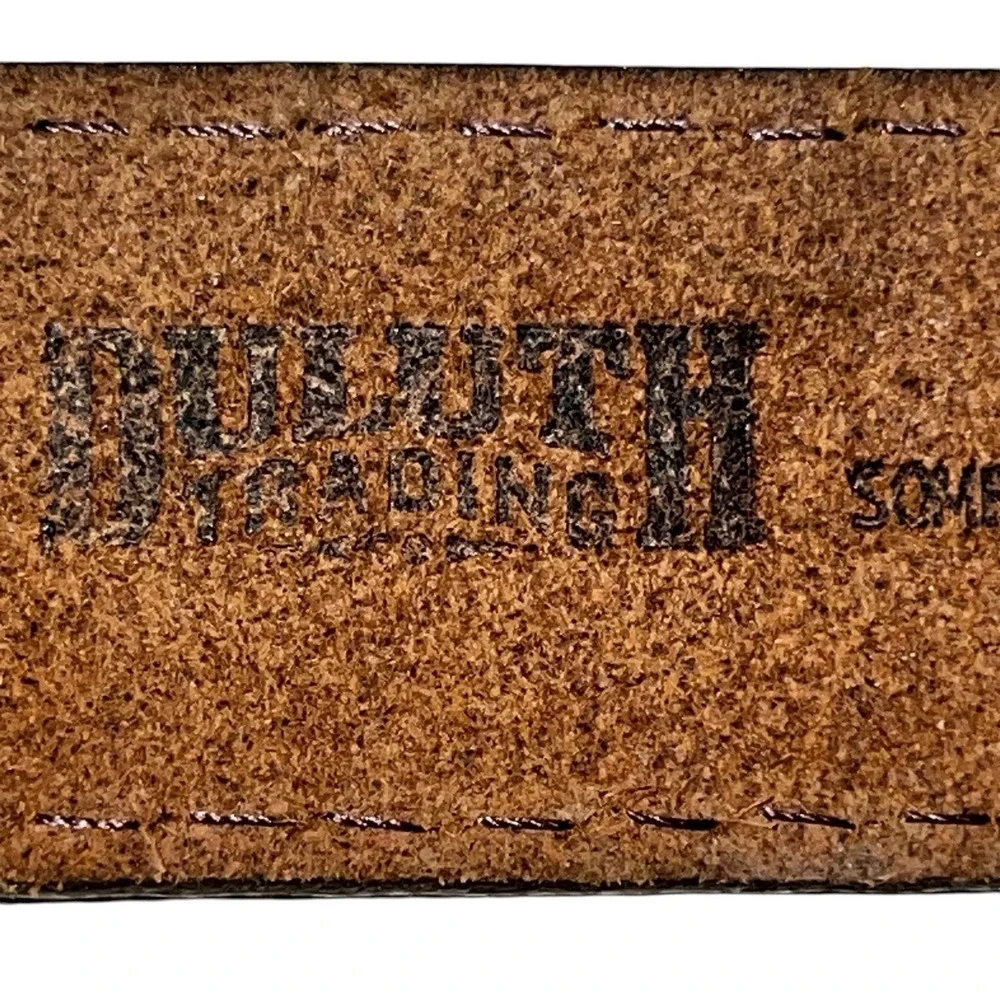 Duluth‎ Trading Co Ranger Work Belt Mens 90013 Brown Leather Size 48
